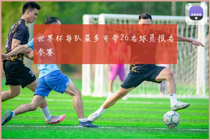 世界杯每队最多可带26名球员报名参赛